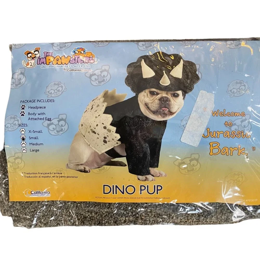 NWT‎ The Impawsters Halloween Baby Dinosaur Dog Costume Size Small